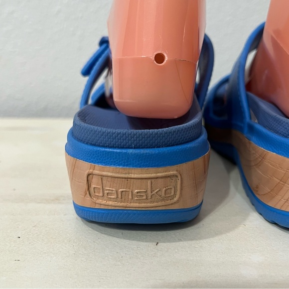 Dansko Blue Kandi Slide Sandals - Picture 3 of 9